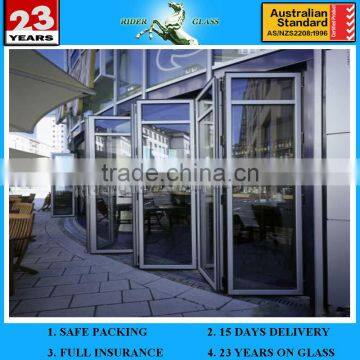 China Class Supplier Custom 3.2-22mm Glass Folding Door Glass with AS/NZS 2208