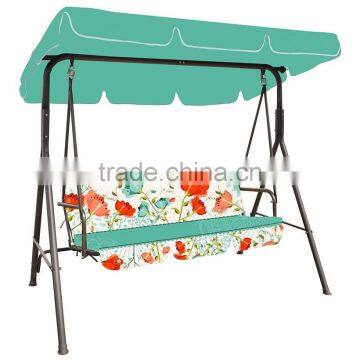 264001 Outdoor Patio Steel Fabric Hammock Swings With Canopy photo-4