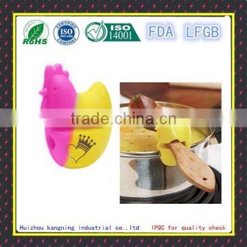 High Quality Heat Resistant Silicone Utensil Pot Pan Clip Holder photo-5