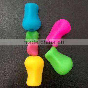 FDA LFGB Colored Pencil Grips, Silicone Rubber Handwriting Pencil Grips photo-5