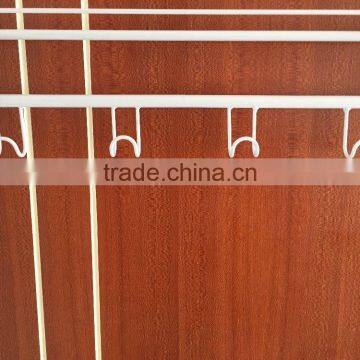 Vivinature 4 Hook Over the Door Rack Hanger for Hanging Clothes Coat Hat Belt Metal photo-5