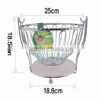 fruit wire mesh storage baskets