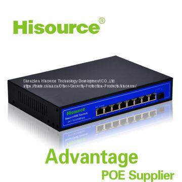Hisource 8 Port Fiber Switch for CCTV Systems photo-3