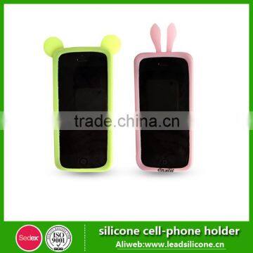 2015 Fashion Lovely Rabbit Ear Silicone Mobile Phone Case/Cover