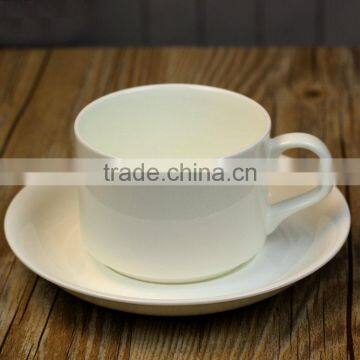Haonai High Quality Hot Sale Bone China Bulk Tea Cup and Saucer photo-5