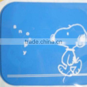 14071803 rubber silicone coaster with animal print for restaurant