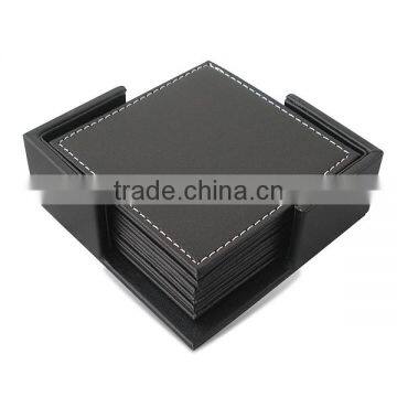 Double-faced Square Cup Mat, PU Leather of Insulation Pad photo-2