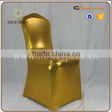 Wholesale spandex banquet metallic chair cover wedding