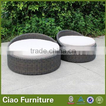 Shopping mall rattan small bed for rest