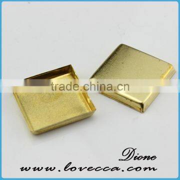 Cheap Factory Price Jewelry Settings Sqaure Cabochon Setting photo-5