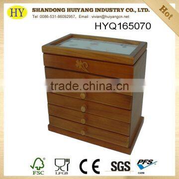 FSC Custom Wood Jewelry Box Wholesale photo-2