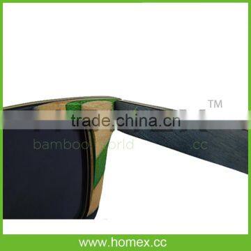 Alluring top quality handiwork bamboo wooden sunglasses/custom wood sunglasses/HOMEX