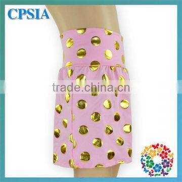 Yellow Fashion Gold Polka Dot Casual Baby Girls Tutu Skirts photo-4