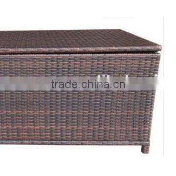 KD Alumi Garden Rattan Storage Boxs Bins