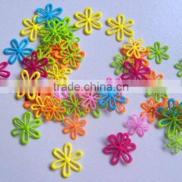 Express Hot Sale New Products Handmade Eco Friendly Fabric Decoration Die Cut Felt Flower Shapes Made in China photo-3