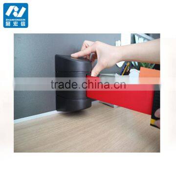 wall mount barrier plastic wall mounted belt barrier with magnet