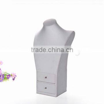 2016 Customized Mannequin White Wooden Necklace Display Bust photo-3