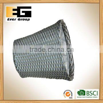 Grey Woven Flowerpot With PVC Linner/ Storage Bucket/Garden Planter photo-2