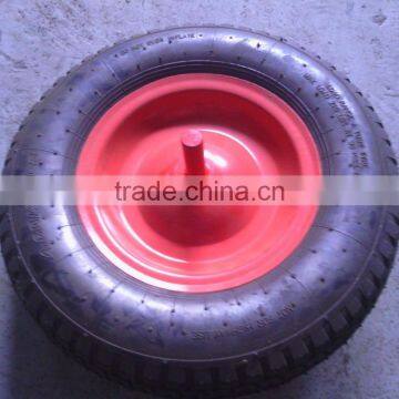 Wheel Barrow Wheel 4.00-8 With Steel Rim photo-2