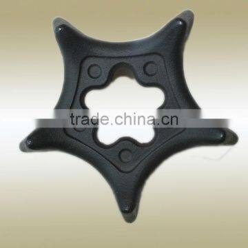 Cast iron kettle pad five pointed star