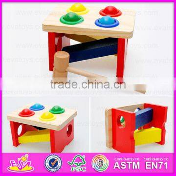 2016 Hot Sale Baby Wooden Toy Hammer W11G023 photo-4