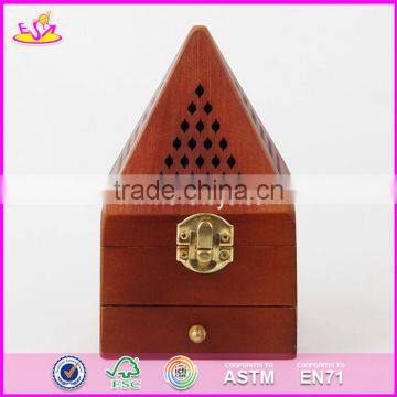 2017 New Design Flat Roof Wooden Incense Burner for Sale W02A259 photo-4