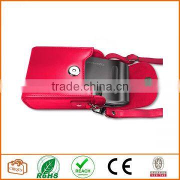 Protective Compact Case With Magnetic Closure and Strap Compatible With Digital Camera (Pink) photo-3