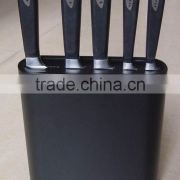 5-Pieces deluxe Knife set: 5 knives + wooden knife block. Hot sales