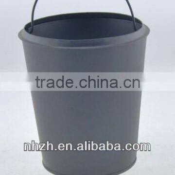 household matte black mini bucket for trash can