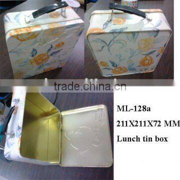 Handle lunch tin