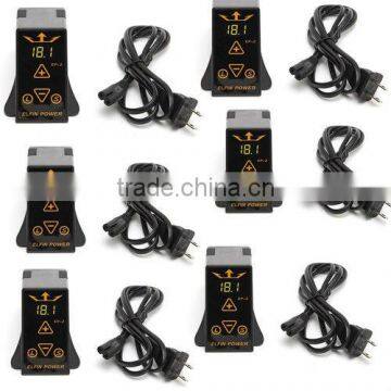 Tattoo Mini Power Supply EP2 Digital F Machine Gun Supplies + matched Cable