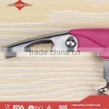 High Density Wooden Cork Corkscrew Stainless Steel Wine Opener With Quality Assurance photo-5