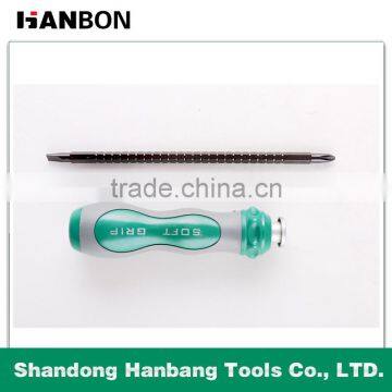 professional telescopic two-way screwdriver with double color