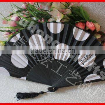 Chinese Style Bamboo Cloth Fan Wholesale photo-2