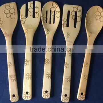 Personalised Engraved Bamboo utensil / bambu Christmas Gift