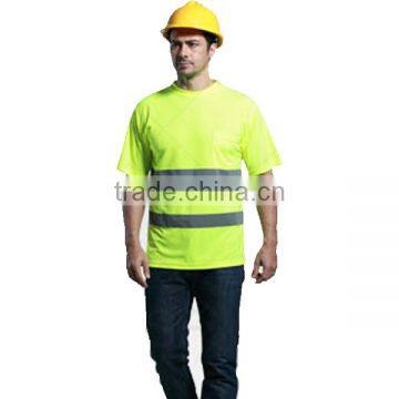 Polyester Mesh Fabric Reflective T Shirt Wholesale photo-6