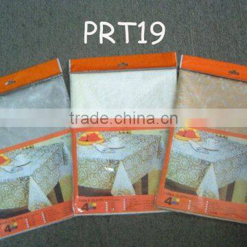 plastic cover table cloth