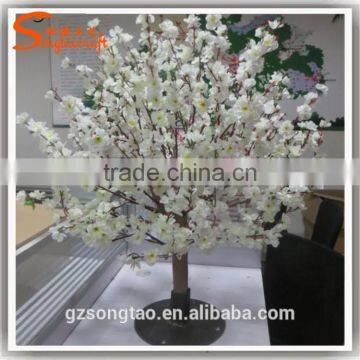 Hot Sale Manufacture China Artificial Cherry Tree Decoration Indoor Fake Tree Artificial White Cherry Blossom Tree photo-6