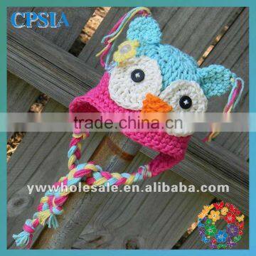 Baby girl hats owl hats baby crochet caps