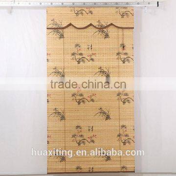 Wholesale Semi Blackout Bamboo Printed Roller Blinds Beige Roller Blinds Curtains