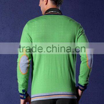 Men's College Style Basic Sweater photo-2