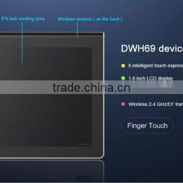2015 HOT SALE! Huion DWH69 LCD Wireless Graphic Drawing Tablet Pen Display photo-5