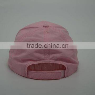 Baseball Caps With Fabric Color Contrasting oF Taslon Waterproof Fabric