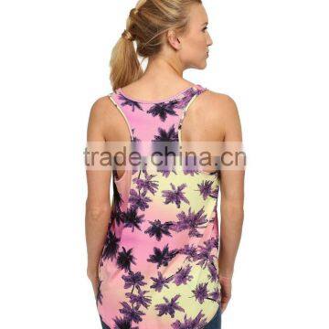 Women Clothing Summer Tie-dyeing Workout Vests Waistcoats Women Fitness Lady Tank Tops for Sale photo-4