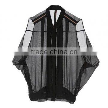 Modern High Quality Fashion New Design Womtop Fashion Dolman Sleeve Blouses photo-2