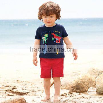 2017 Fashion summer boutique outfits for boys bulk wholesale kids clothing