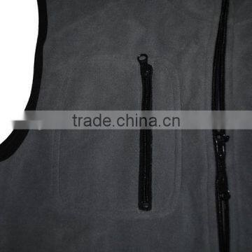 Polar Fleece Professional Manufacturer ! Men's Sleeveless Cheap Fleece Jacket 100%polyeter Polar Fleece 180g Compounded Jersey