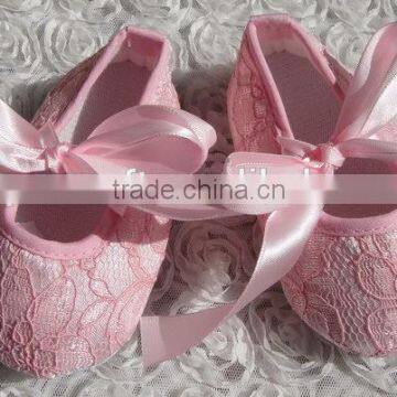 Baby Shoes Newborn Baby Cotton &lace Caucal Shoes Baby Walker photo-2