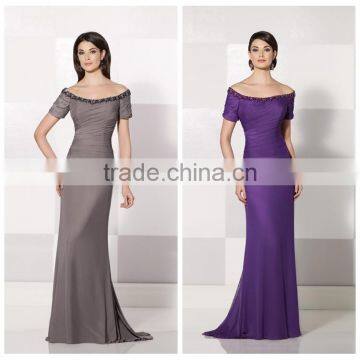 mother of the bride short sleeve casual evening dress porn