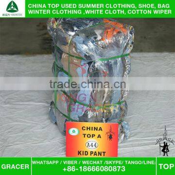 Bulk Wholesale Recycling Origin Mixed Unsorted Summer Kid Pants Used Clothing Hot Sale In South Korea photo-5
